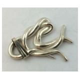 .925 Sterling 1" Long Abstract Pendant
