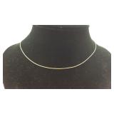 .925 Sterling 18" Boxlink Chain