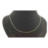 .925 Sterling 20" Boxlink Chain Necklace