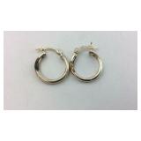 .925 Sterling Small Hoop Earrings