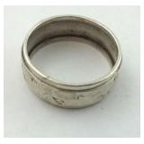 .925 Sterling Hearts with Arrows Ring Size 6.5