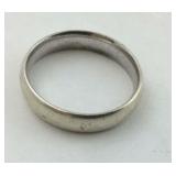 .925 Sterling 5.10 mm wide band size 9.5