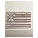 .925 Sterling First Continental US official Flag