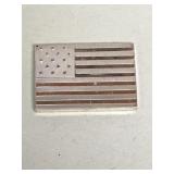 .925 Sterling Second Official Us Flag Inget