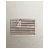 .925 Sterling Fifth Official Us Flag Inget