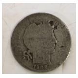 1908 Barber Dime