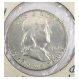1963 D Franklin Half Dollar From Old Estate