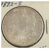 1882 S Morgan Dollar From Old Estate