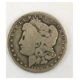 1890 O Morgan Dollar