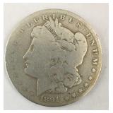 1891 O Morgan Dollar