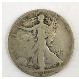 1918 S Walking Liberty Half Dollar