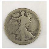 Key Date 1916 D Partial Date Walking Liberty Half