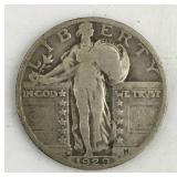 1929 D Standing Liberty Quarter Dollar