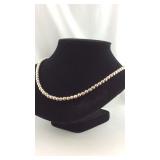 Sterling beaded necklace
