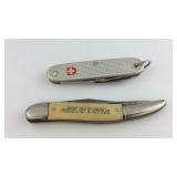 Two pocket knives including fishing for your