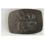 Wyoming Studios Belt Buckle 1976 Elk