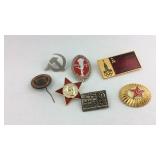 Collectors lot: believe to be Russian pins