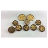 Ten London badge and button company buttons