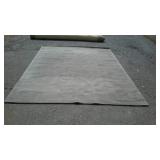 Grey wool area rug, measures 132 inches long, by