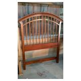 Single twin wooden headboard only. Ready for
