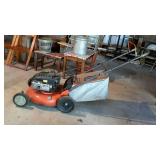 Husqvarna 7.0 horsepower push mower with bagger.