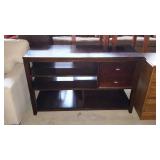 American Drew TV stand with storage and component