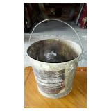 Galvanized bucket - 11" diameter by 10" high