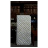 Twin size mattress and box spring, box spring has
