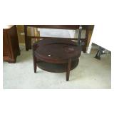 Round coffee table, measures 36dia