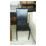 Black side Chair some wear