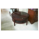Round coffee table, measures 36dia