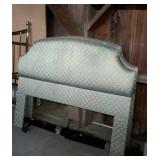 Padded bed frame headboard and footboard with