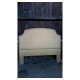 Yellow padded headboard 61in long