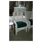Sunroom wicker patio chair