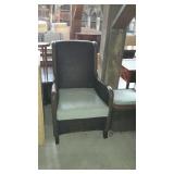 Sunroom arm chair and ottoman some wear