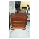 Young American three drawer nightstand 25x16x25