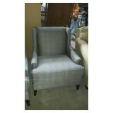 Blue arm chair, Mitchell Gold and Bob Williams
