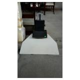 Ergo desktop sit or stand computer monitor desk