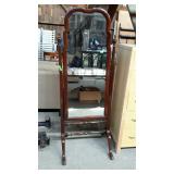 Cheval free standing dressing mirror, scuffs on