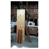 Misc wood group lot - luan, plywood, 1 by, etc