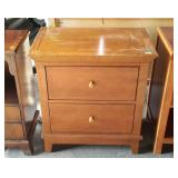 American Drew two drawer night stand. Has some