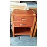 Two drawer stand with under storage. 22"×16"×28".