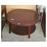 Round coffee table 34in dia.