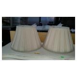 Pair of table lamp shades