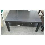 Black coffee table, does have some spots on