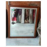 Home decor wall mirror, measures 35 inches long,
