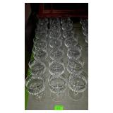 Cumbria Crystal stemware. English crystal. Group