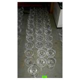 Cumbria Crystal stemware. English crystal. Group