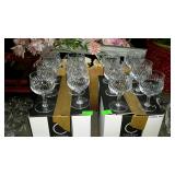 Cumbria Crystal stemware. English crystal. Group