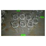 Cumbria Crystal stemware. English crystal. Group